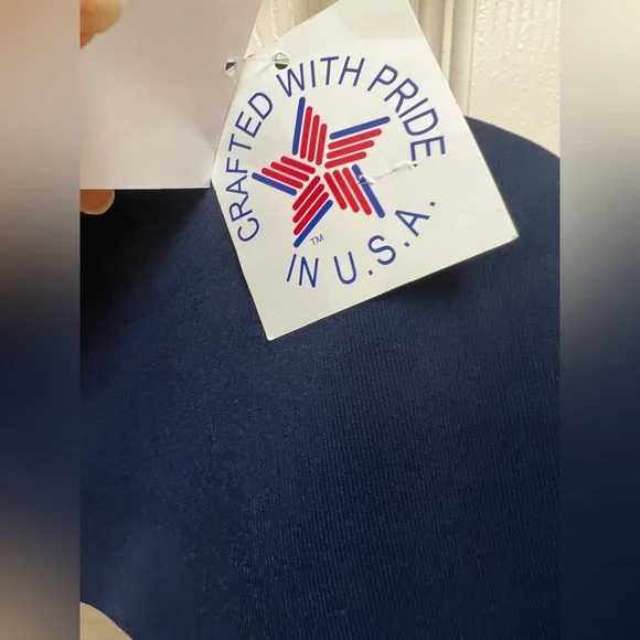 💙 NWT! Navy Off The Shoulder Slit Gown - Picture 8 of 12